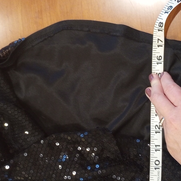 Maite Perroni Sequined Camisole Top Size:M Color:Black - Picture 10 of 10